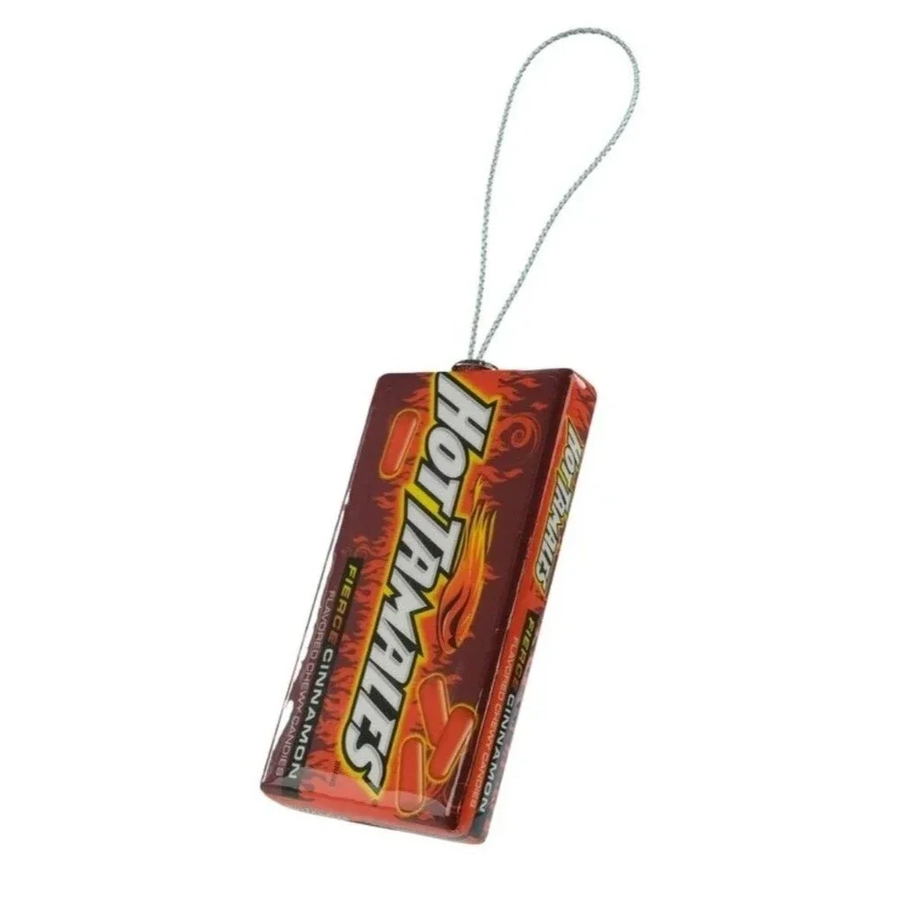 RUZ Hot Tamales Fierce Cinnamon Faux Food Christmas Tree Decoupage Ornament
